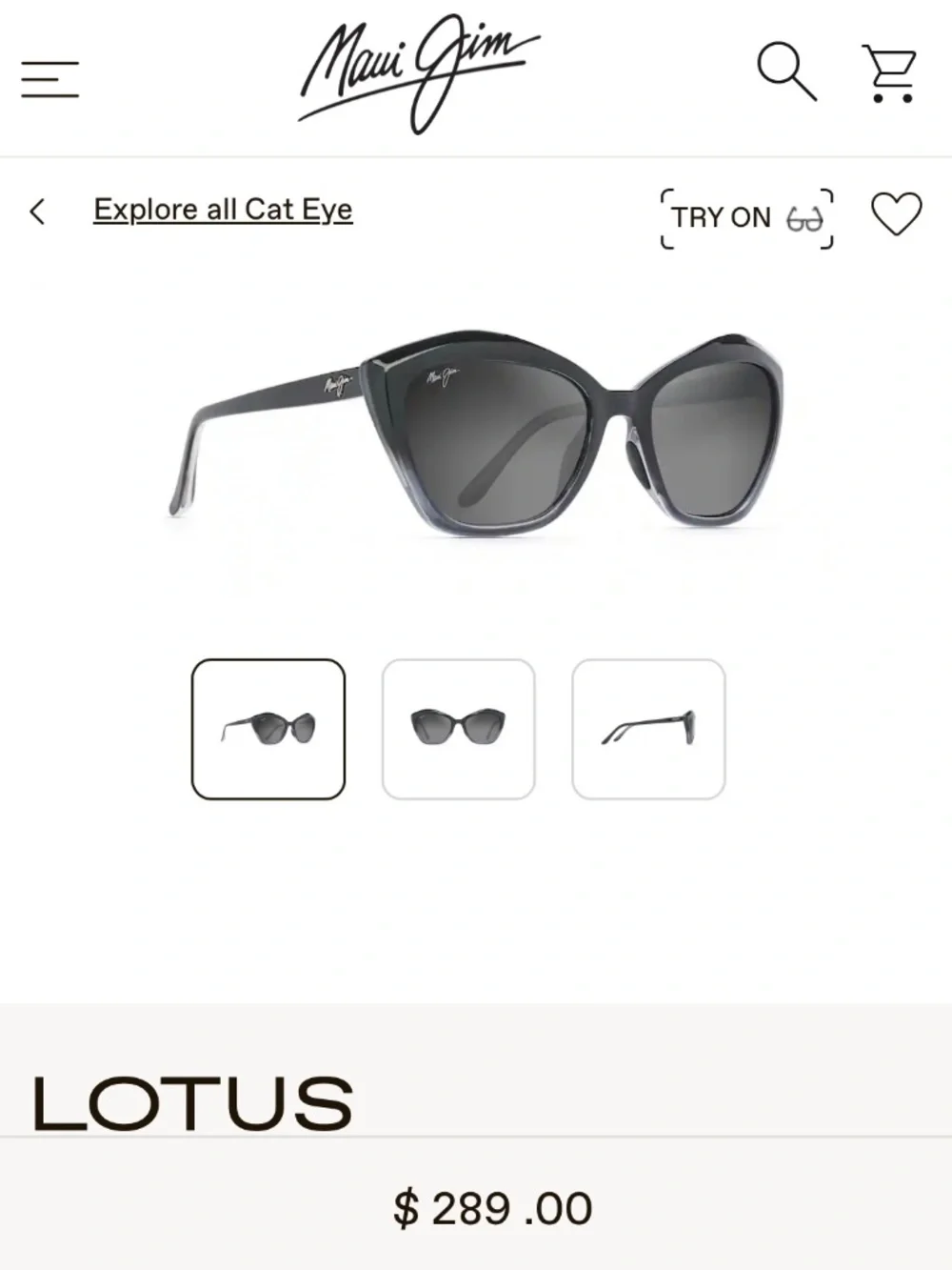 Women’s Lotus Style Maui Jim’s Sunglasses